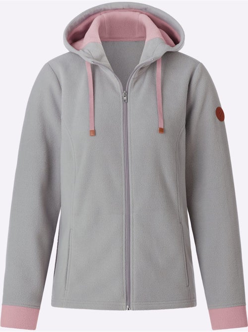 Veste polaire traitement contre les bouloches - taille standard - moda vilona - Kiabi Veste polaire traitement contre les bouloches - taille standard - moda vilona - Kiabi