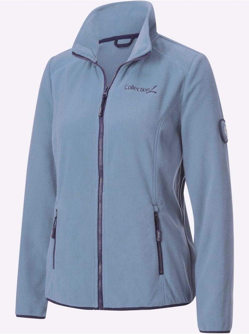 Veste Polaire Traitement Contre Les Bouloches - Taille Standard - Witt Bleu - Kiabi