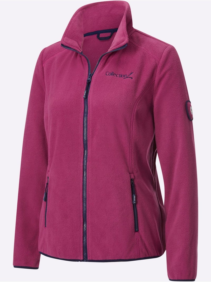 Veste Polaire Traitement Contre Les Bouloches - Taille Standard - Witt Bruyère/Menthe - Kiabi