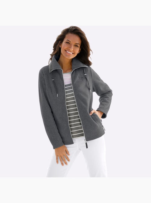 Veste polaire traitement contre les bouloches - taille standard - witt - Kiabi Veste polaire traitement contre les bouloches - taille standard - witt - Kiabi