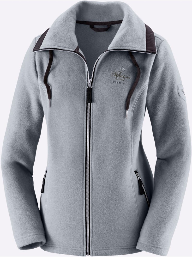 Veste Polaire Traitement Contre Les Bouloches - Taille Standard - Witt Gris clair - Kiabi