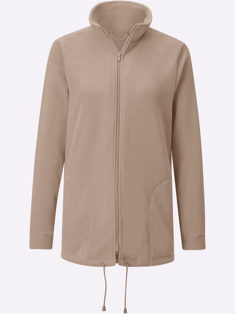 Veste Polaire Traitement Contre Les Bouloches - Taille Standard - Witt Gris foncé - Kiabi