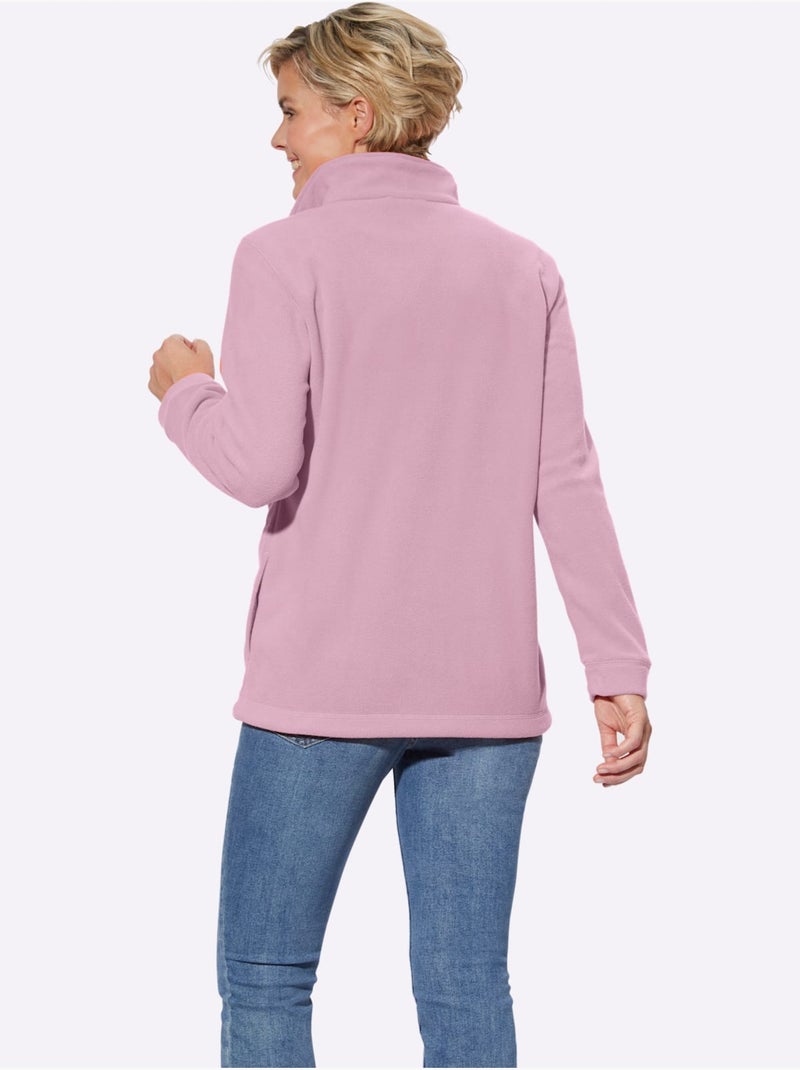 Veste Polaire Traitement Contre Les Bouloches - Taille Standard - Witt Rose - Kiabi