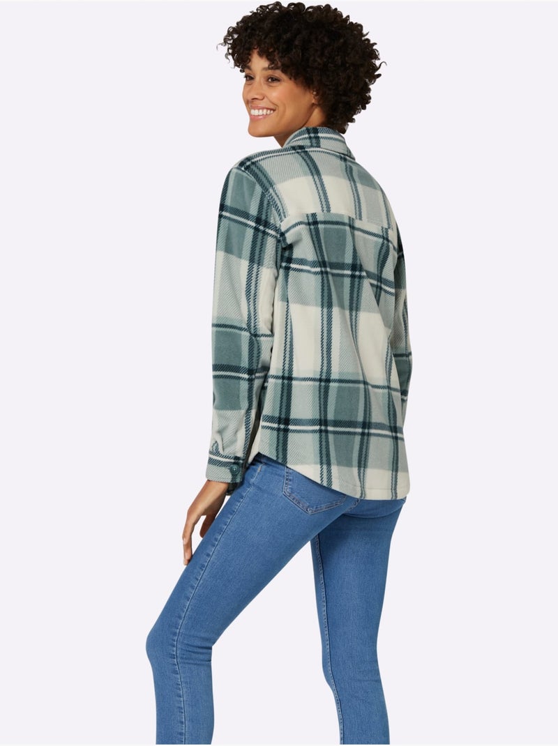Veste polaire très doux - taille standard - witt Blanc Vert - Kiabi