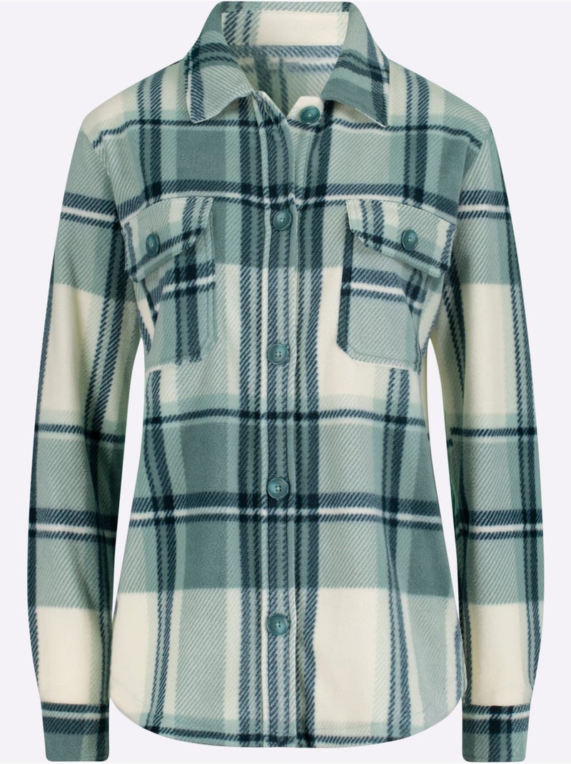 Veste polaire très doux - taille standard - witt Blanc Vert - Kiabi