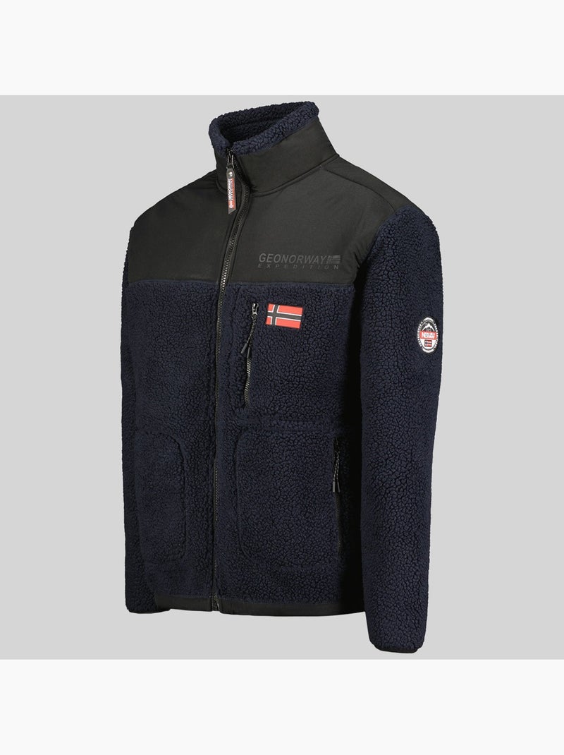 Veste polaire tuvalu – geographical norway Bleu marine - Kiabi