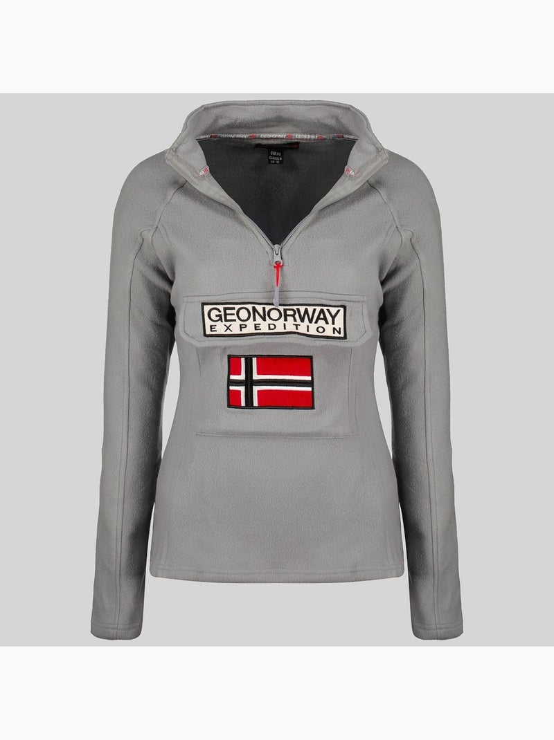 Veste polaire tymclass hz – geographical norway Gris clair - Kiabi