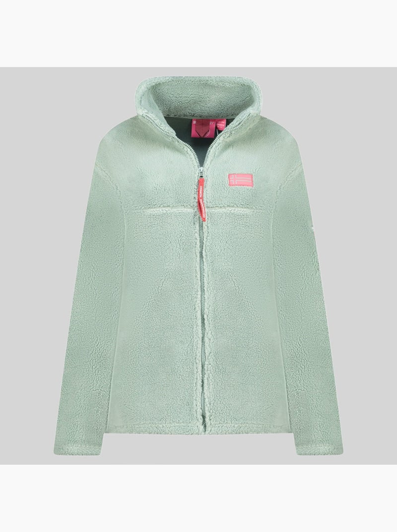 Veste polaire udolce – geographical norway Vert pastel - Kiabi