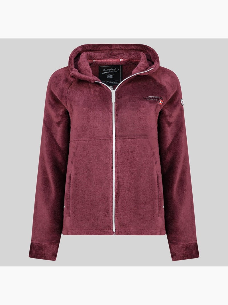 Veste polaire uliota – geographical norway Bordeaux - Kiabi