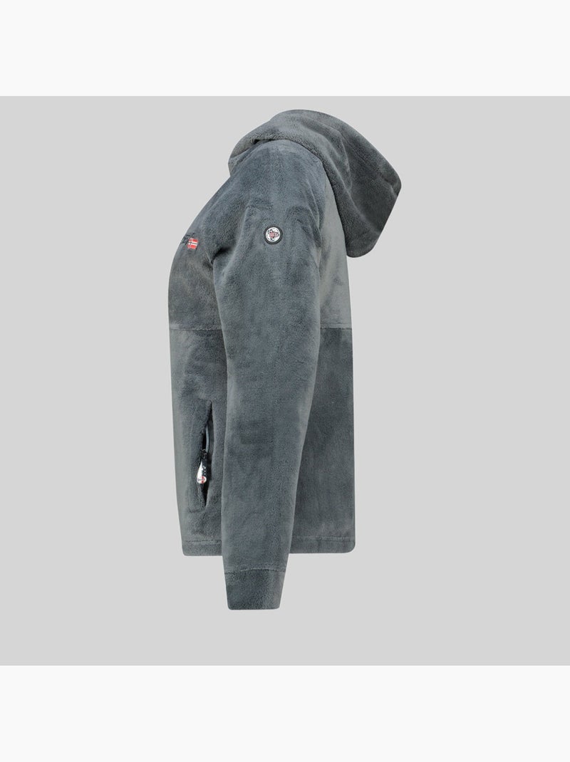Veste polaire uliota – geographical norway Gris foncé - Kiabi