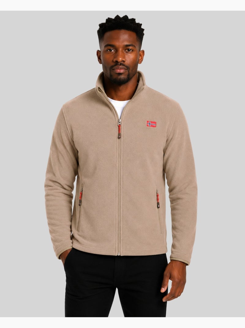 Veste polaire ulysse fz – geographical norway Taupe - Kiabi