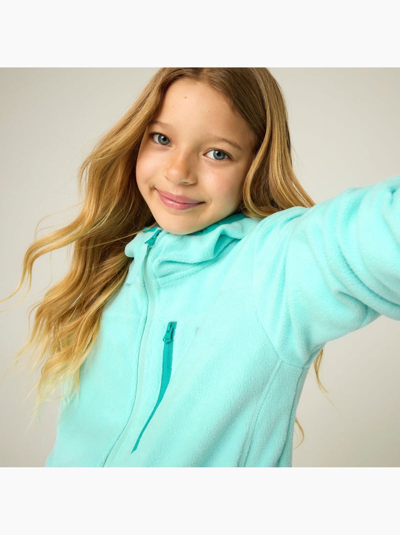 Veste polaire unie à capuche et poche sur poitrine pandea - regatta Bleu aqua - Kiabi