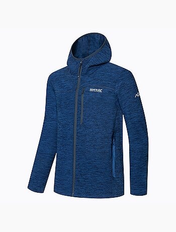 Veste polaire unie à capuche et poche sur poitrine pandea - regatta