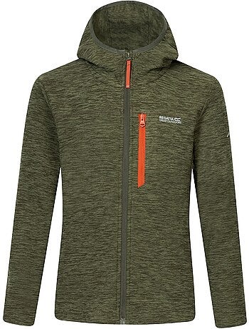 Veste polaire unie à capuche et poche sur poitrine pandea - regatta
