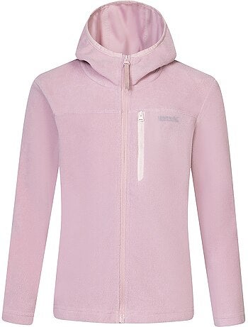 Veste polaire unie à capuche et poche sur poitrine pandea - regatta