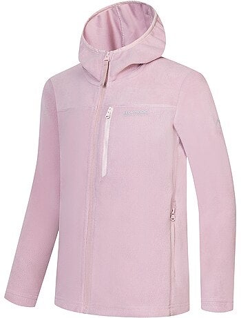 Veste polaire unie à capuche et poche sur poitrine pandea - regatta