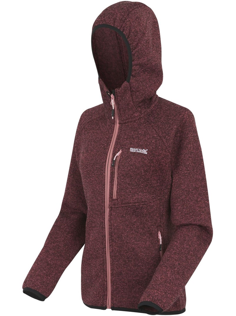 Veste polaire unie à capuche newhill - regatta Vieux rose - Kiabi