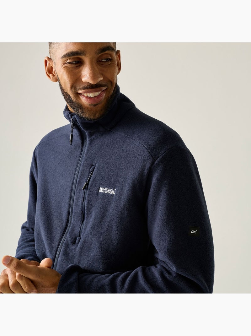 Veste polaire unie à col montant et poche sur poitrine brinnden - regatta Bleu marine - Kiabi