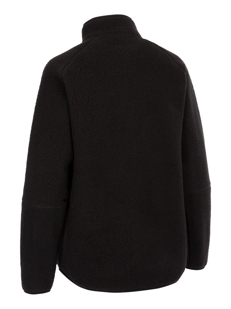 Veste polaire unie à col montant quake - trespass Noir - Kiabi