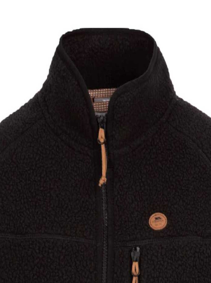 Veste polaire unie à col montant quake - trespass Noir - Kiabi