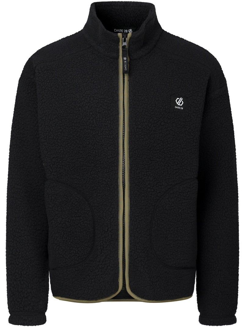Veste polaire unie à col montant zesty - dare 2b Noir Kaki - Kiabi