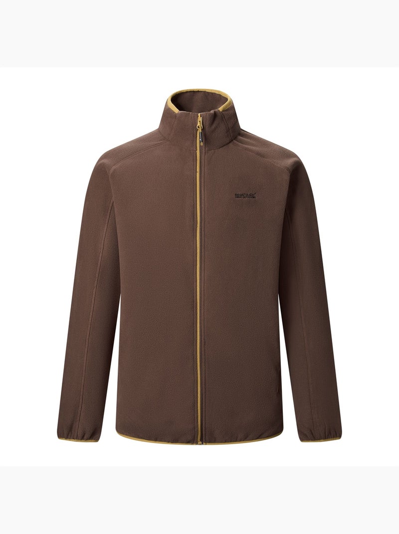 Veste polaire unie col montant hadfield - regatta Marron foncé - Kiabi