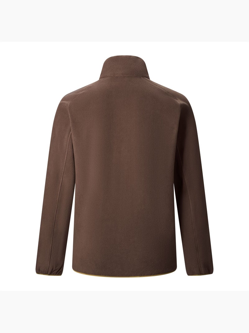 Veste polaire unie col montant hadfield - regatta Marron foncé - Kiabi
