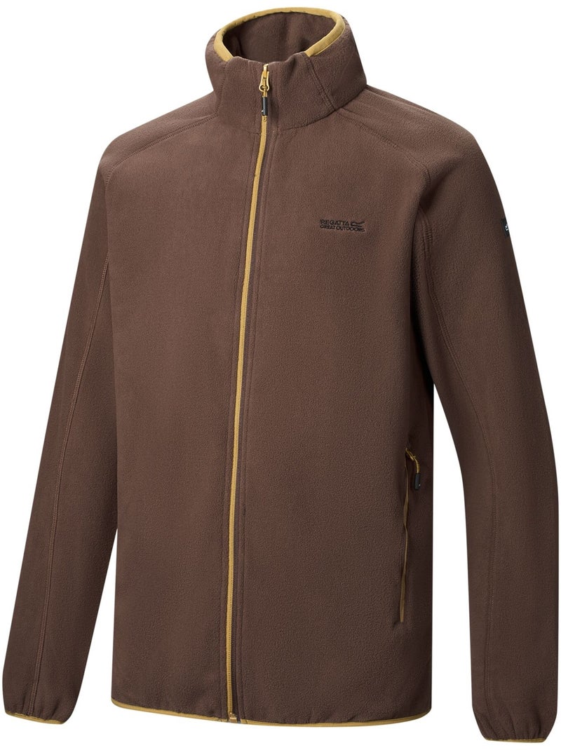 Veste polaire unie col montant hadfield - regatta Marron foncé - Kiabi