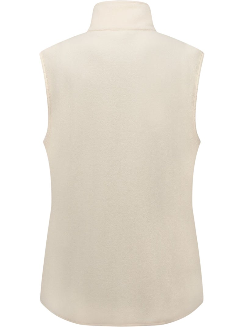 Veste polaire unie et sans manches à col montant et poche sur poitrine frankie - regatta Beige clair - Kiabi