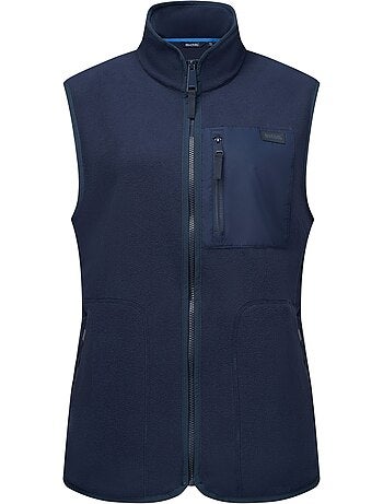 Veste polaire unie et sans manches à col montant et poche sur poitrine frankie - regatta
