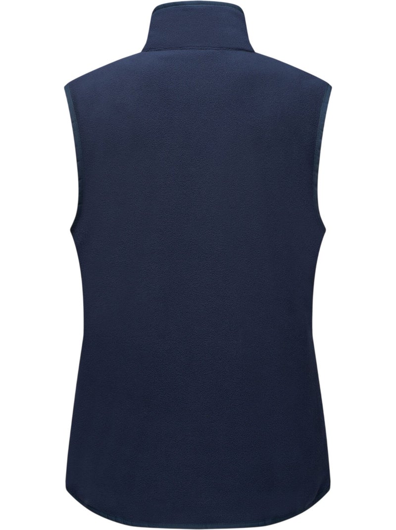 Veste polaire unie et sans manches à col montant et poche sur poitrine frankie - regatta Bleu marine - Kiabi