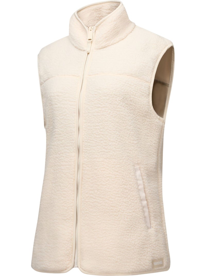 Veste polaire unie et sans manches à col montant frankie - regatta Beige clair - Kiabi