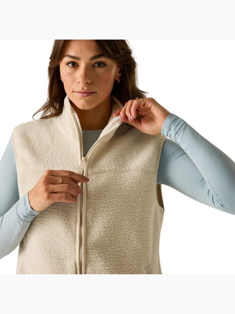 Veste polaire unie et sans manches à col montant frankie - regatta Beige clair - Kiabi