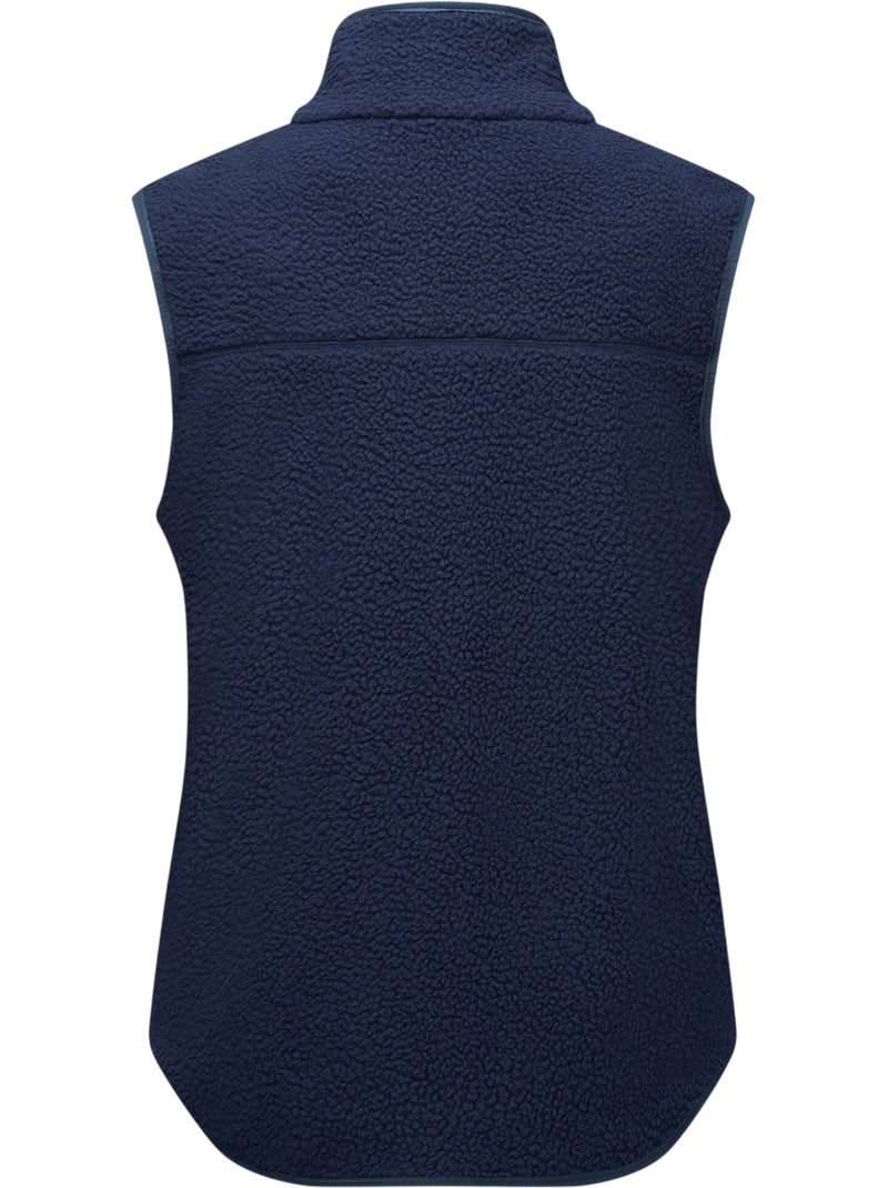 Veste polaire unie et sans manches à col montant frankie - regatta Bleu marine - Kiabi