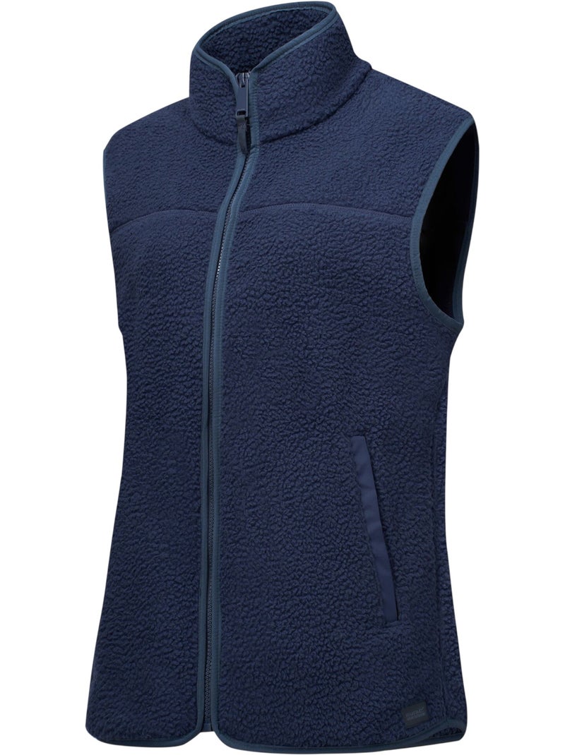 Veste polaire unie et sans manches à col montant frankie - regatta Bleu marine - Kiabi
