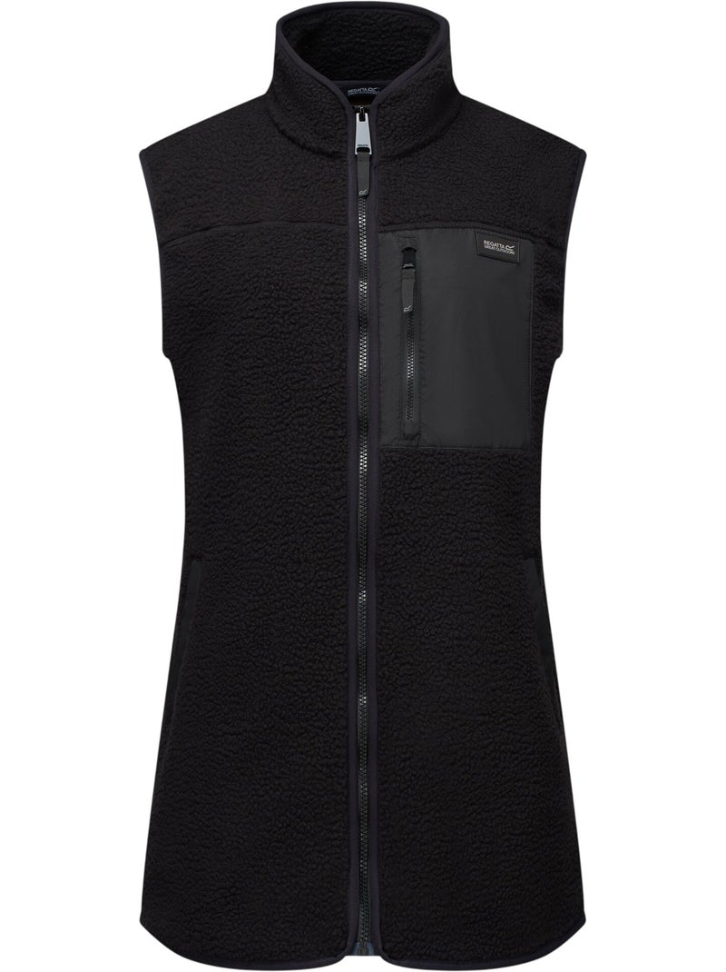 Veste polaire unie et sans manches à col montant frankie - regatta Noir - Kiabi