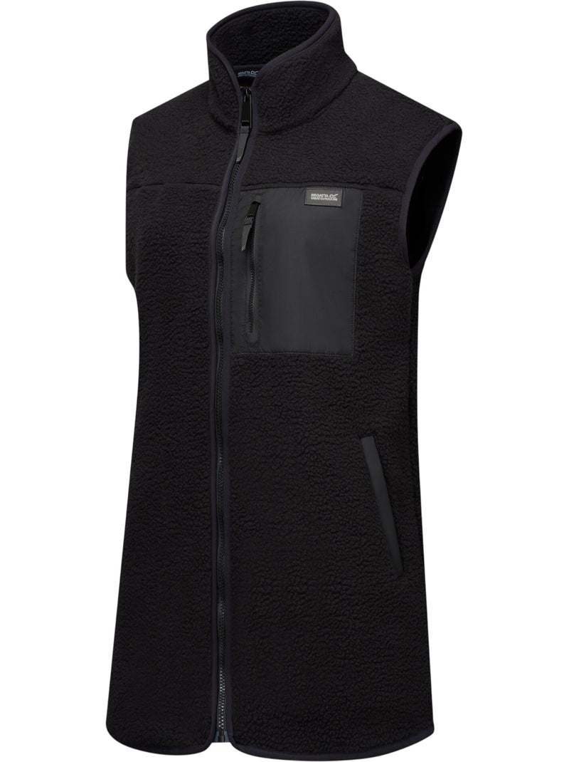 Veste polaire unie et sans manches à col montant frankie - regatta Noir - Kiabi