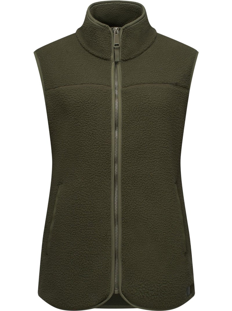 Veste polaire unie et sans manches à col montant frankie - regatta Vert kaki - Kiabi