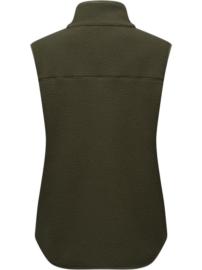 Veste polaire unie et sans manches à col montant frankie - regatta Vert kaki - Kiabi