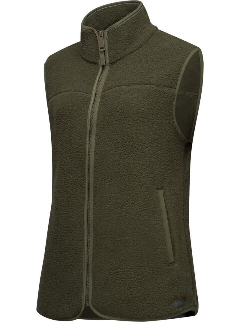 Veste polaire unie et sans manches à col montant frankie - regatta Vert kaki - Kiabi