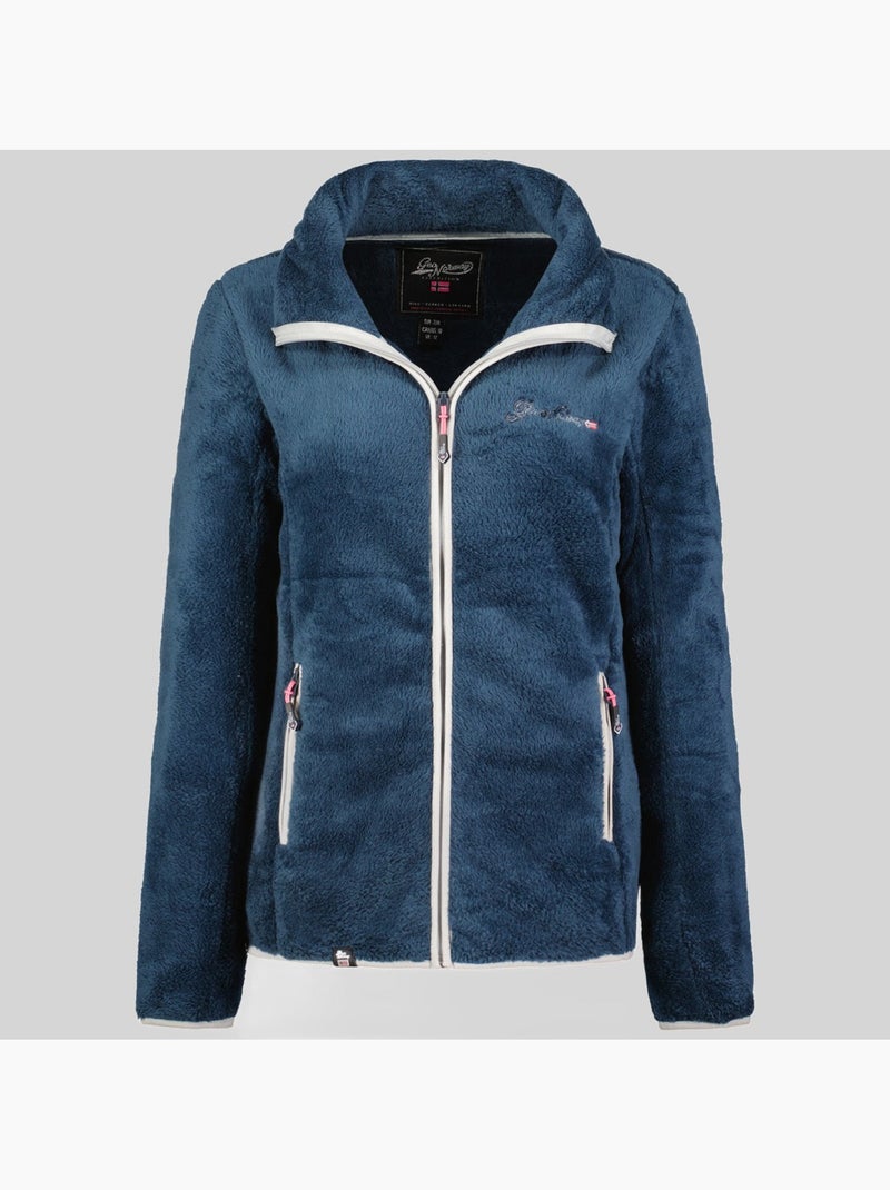 Veste polaire unique – geographical norway Bleu marine - Kiabi