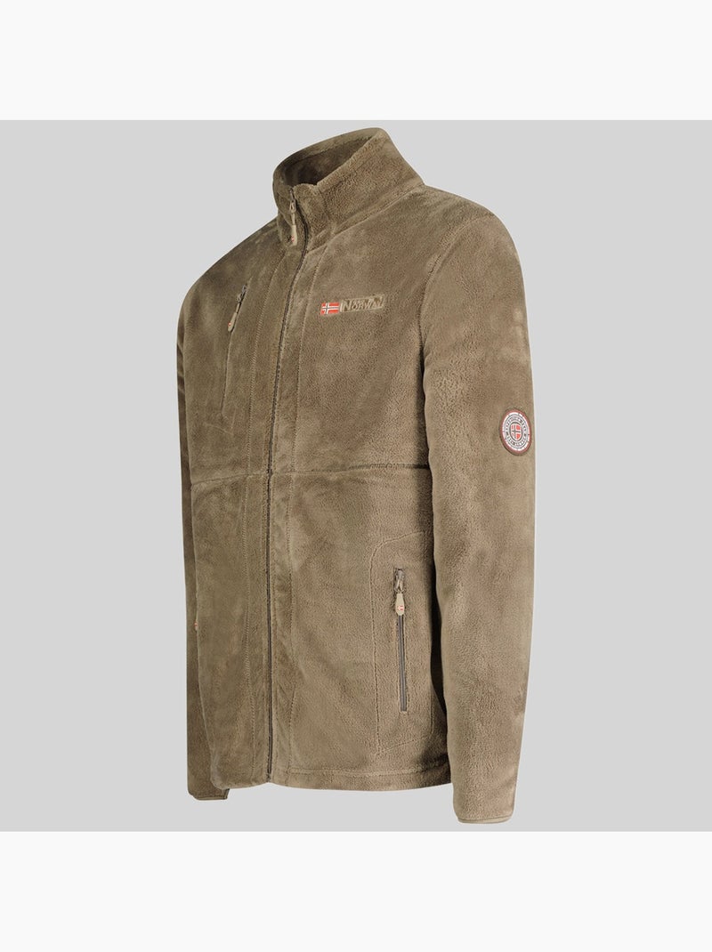 Veste polaire upload – geographical norway Taupe - Kiabi