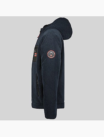 Veste polaire zippée à capuche udaf – geographical norway