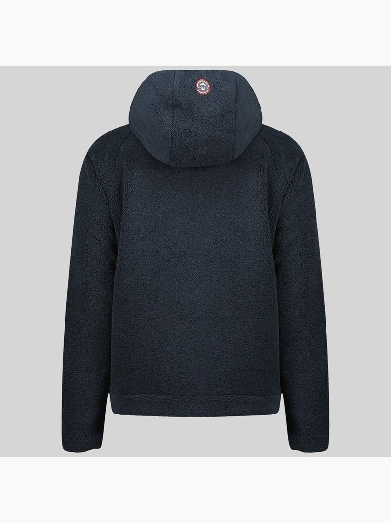 Veste polaire zippée à capuche udaf – geographical norway Bleu marine - Kiabi