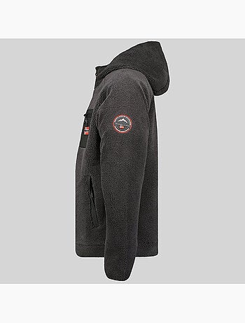 Veste polaire zippée à capuche udaf – geographical norway