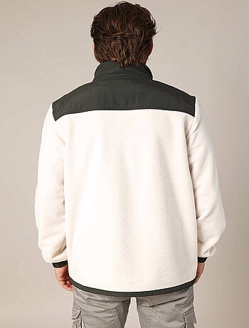 Veste polaire zippée bicolore
'Deeluxe'