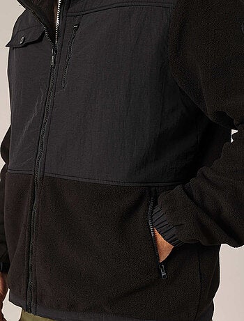 Veste polaire zippée bicolore
'Deeluxe'
