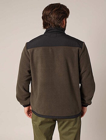 Veste polaire zippée bicolore
'Deeluxe'