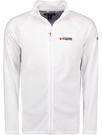 Veste polaire zippée col montant tugeak – canadian peak