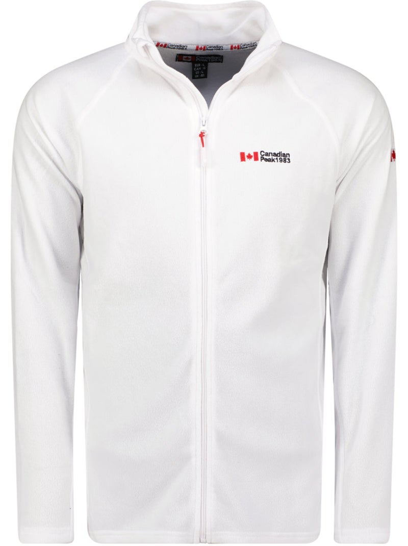 Veste polaire zippée col montant tugeak – canadian peak Blanc - Kiabi